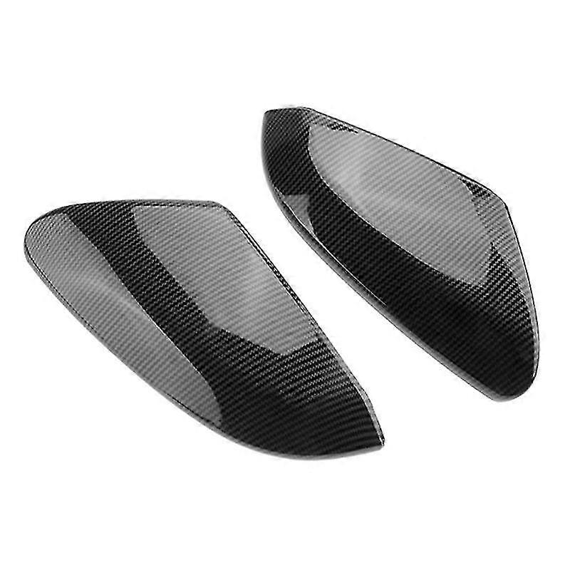 Carbon Fiber Car Rearview Mirror Cover Replace Side Mirror Cap For 10th 2016-2020