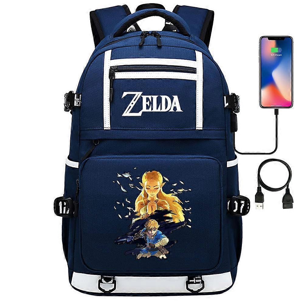 Game Zelda-Link Print Backpack for Teens, Students, and Schoolbags