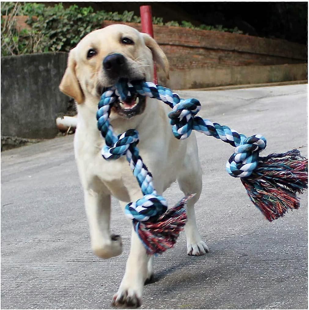 Dog Rope Toys for Large Strong Aggressive Chew Dogs, Durable Rope Tug Dog Chew Training Toys for Aggressive Chewers