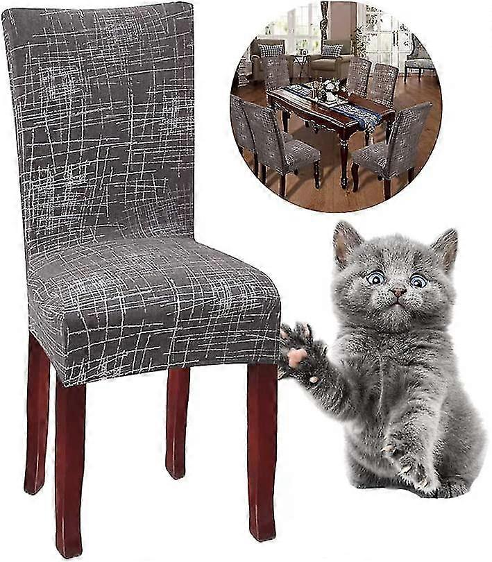 4pcs Chair Covers, Elastic Universal Stretch For Dining Room Chairs