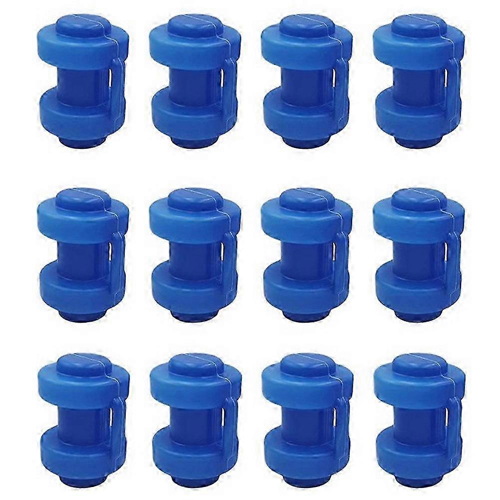 12 Pcs Trampoline Caps 25 mm,Trampoline End Caps for Attaching the Safety Net to the Net Poles of t