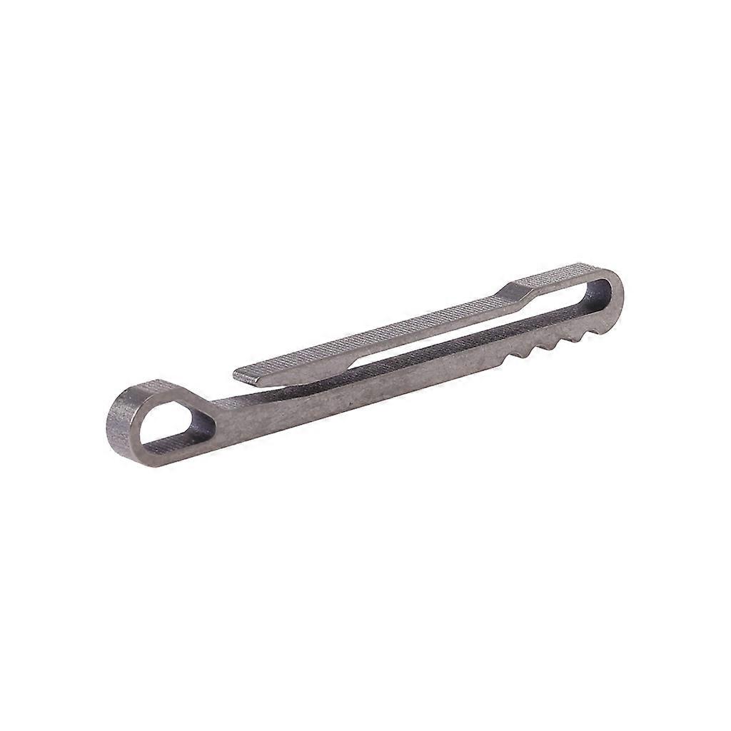 Titanium Alloy Carabiner Spring Snap Clips Hook Keychain Keyring Buckle Clips