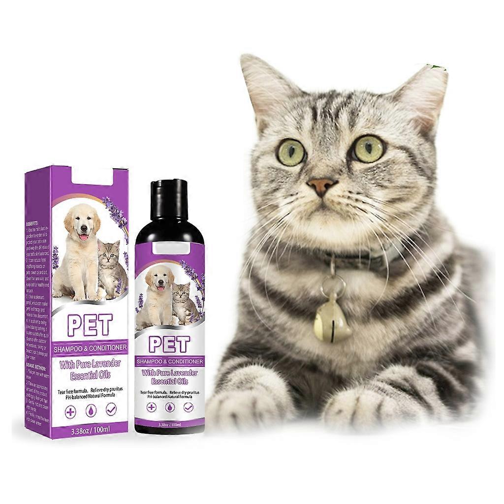 Gel de banho suave para animais de estimação 100ml para cuidados com a pele e pelagem Suprimentos de xampu