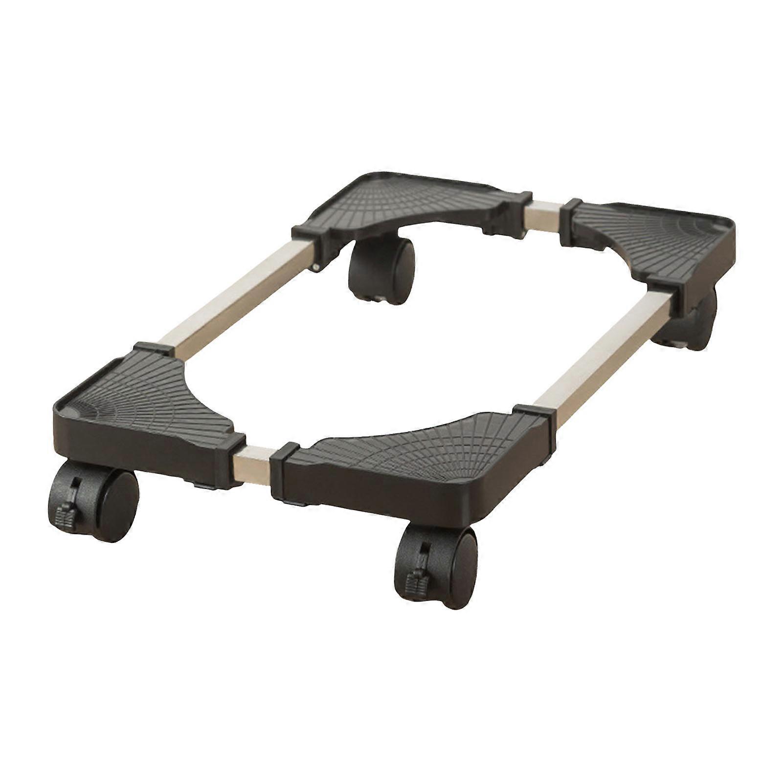 Mobile CPU Stand Adjustable Computer Tower Holder with 4 Locking Wheels Easy to Move Ventilated PC Stand Storage Holder