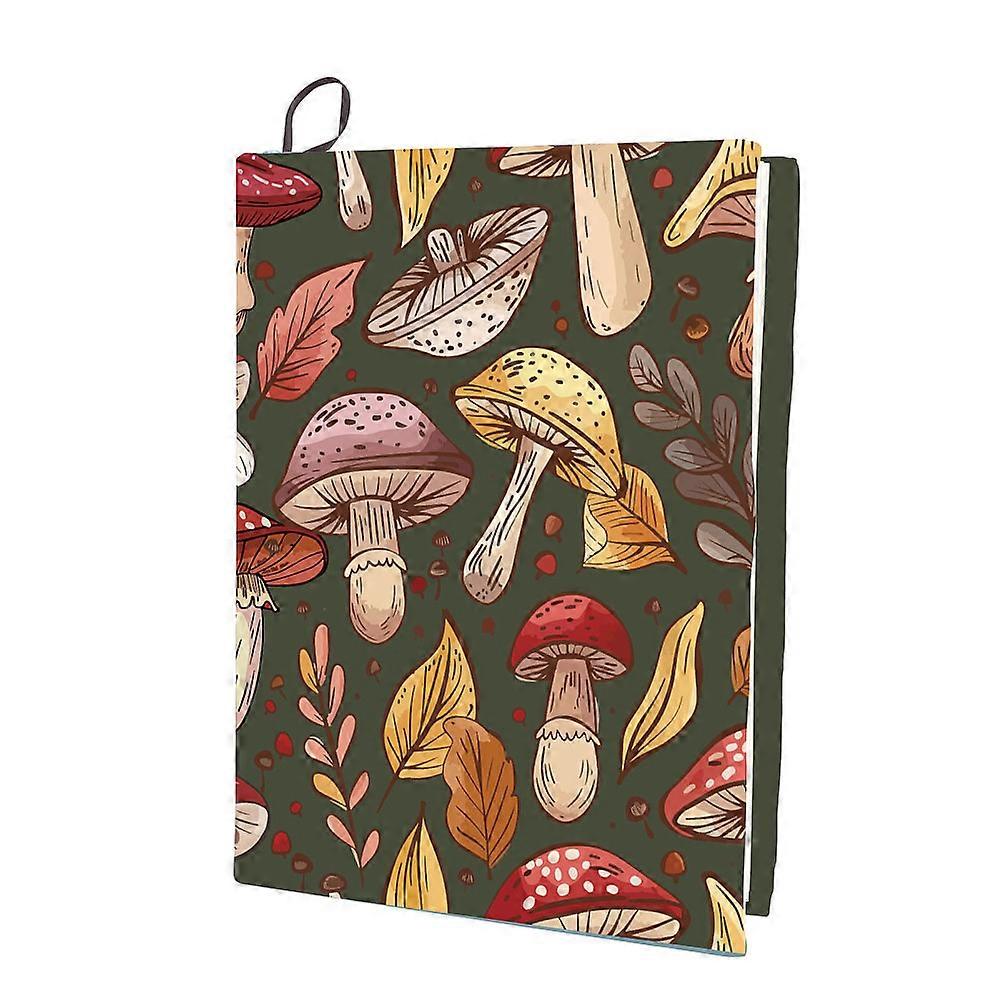 Το βιβλίο πολυεστέρα καλύπτει ελαστικό σημειωματάριο περιτυλίγει ορθογώνιο μανιτάρι 400x250mm