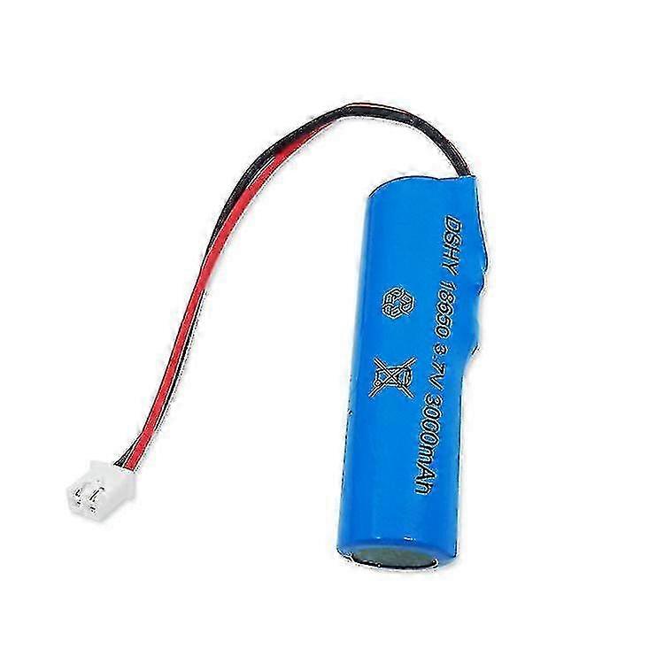3.7v 18650 Lithium Battery with XH-2P Connector and Protective Plate, 3000mAh Rechargeable for Mobile Toys