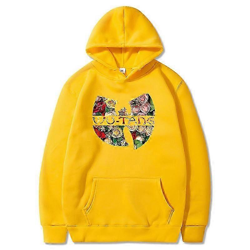 Φθινόπωρο 2024 Νέο Hip Hop Streetwear Μόδα Hoody Wu Tang Graphic Printed Fleece Πουλόβερ Casual Ανδρικά