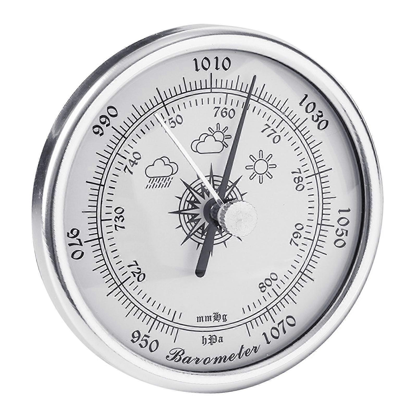 Dial Type Barometer Barometric Pressure Measurement Easy Reading Display Metal