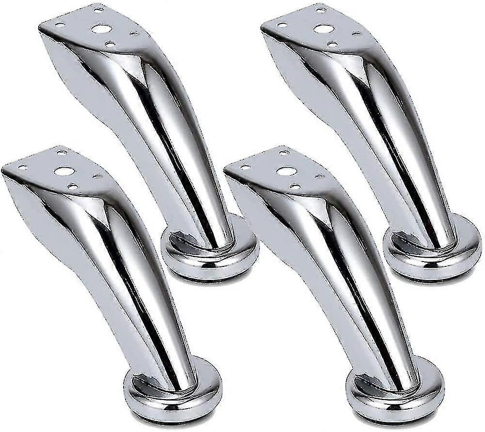 厚いステンレス鋼のソファの足、4部分の家具の足、クロムの足、家具キャビネットのベッドのソファの足、ソファ、椅子、スツール、キャビネットと互換性があります