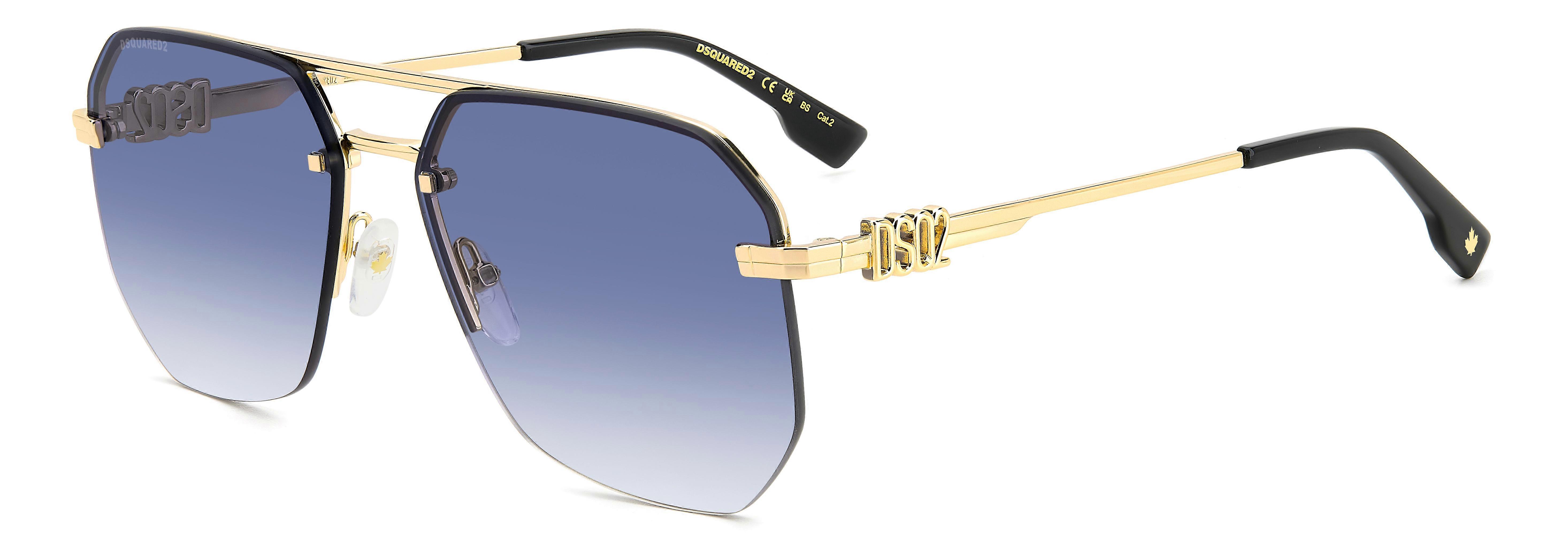 Sunglasses DSQUARED2 D2 0103/S LKS GOLD BLUE 60/16/145 MAN