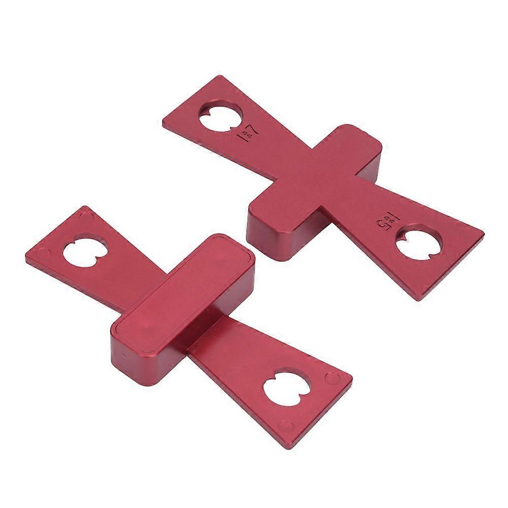 2Pcs Dovetail Line GaugeABS Plastic Marking Scribing Ruler Woodworking Hand Made Tool