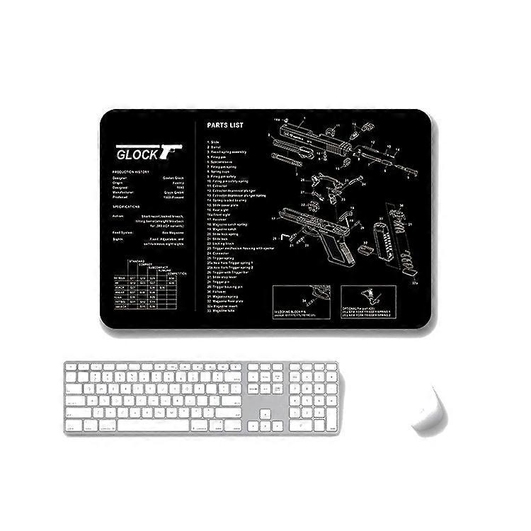 (New) 2 PCS Heat Transfer Non-Slip Single-Sided Office Gaming Mouse Pad 2mm