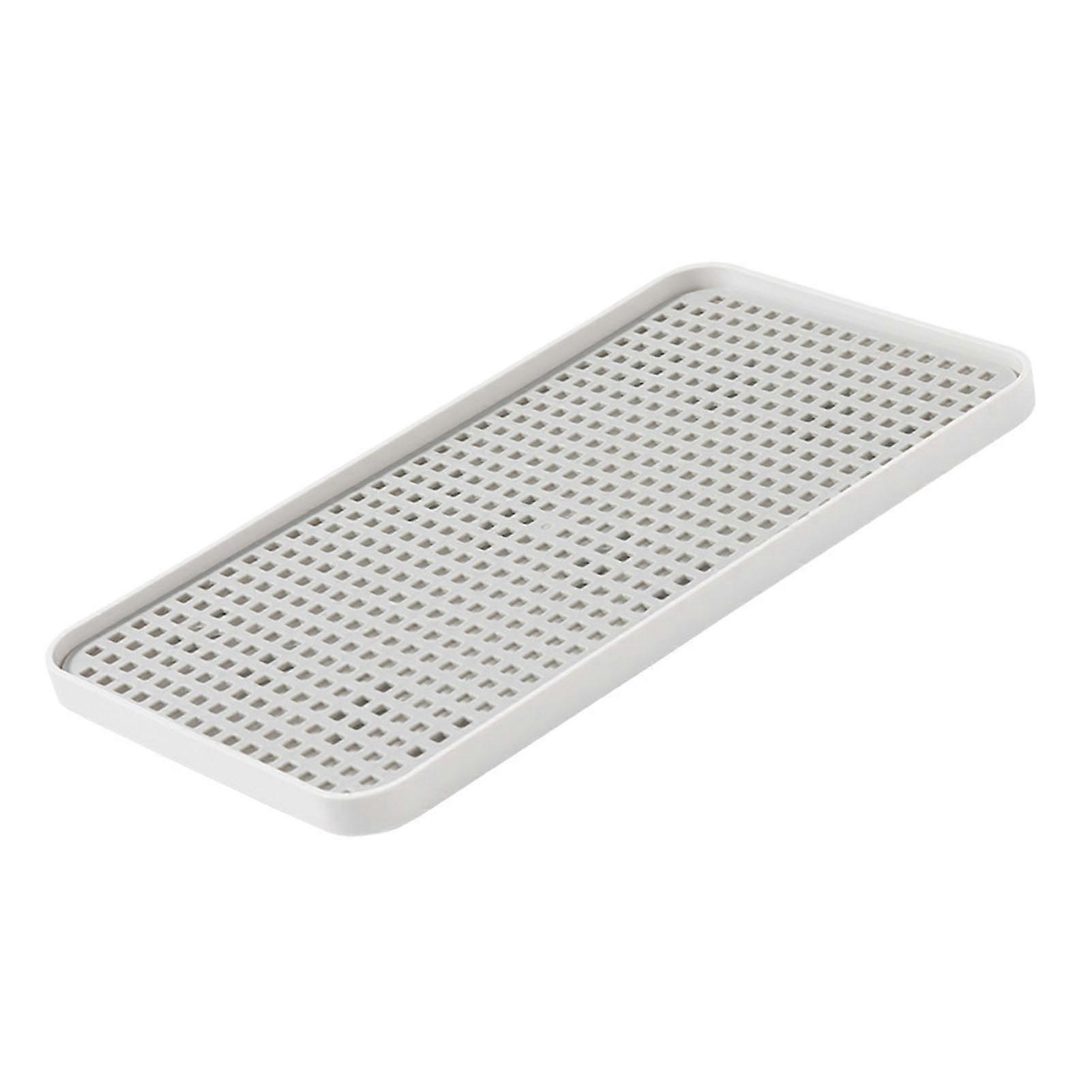 Double Layer Draining Tray Efficient Water Drainage Easy to Clean Space Saving for Cups Utensils Home Office Restaurants