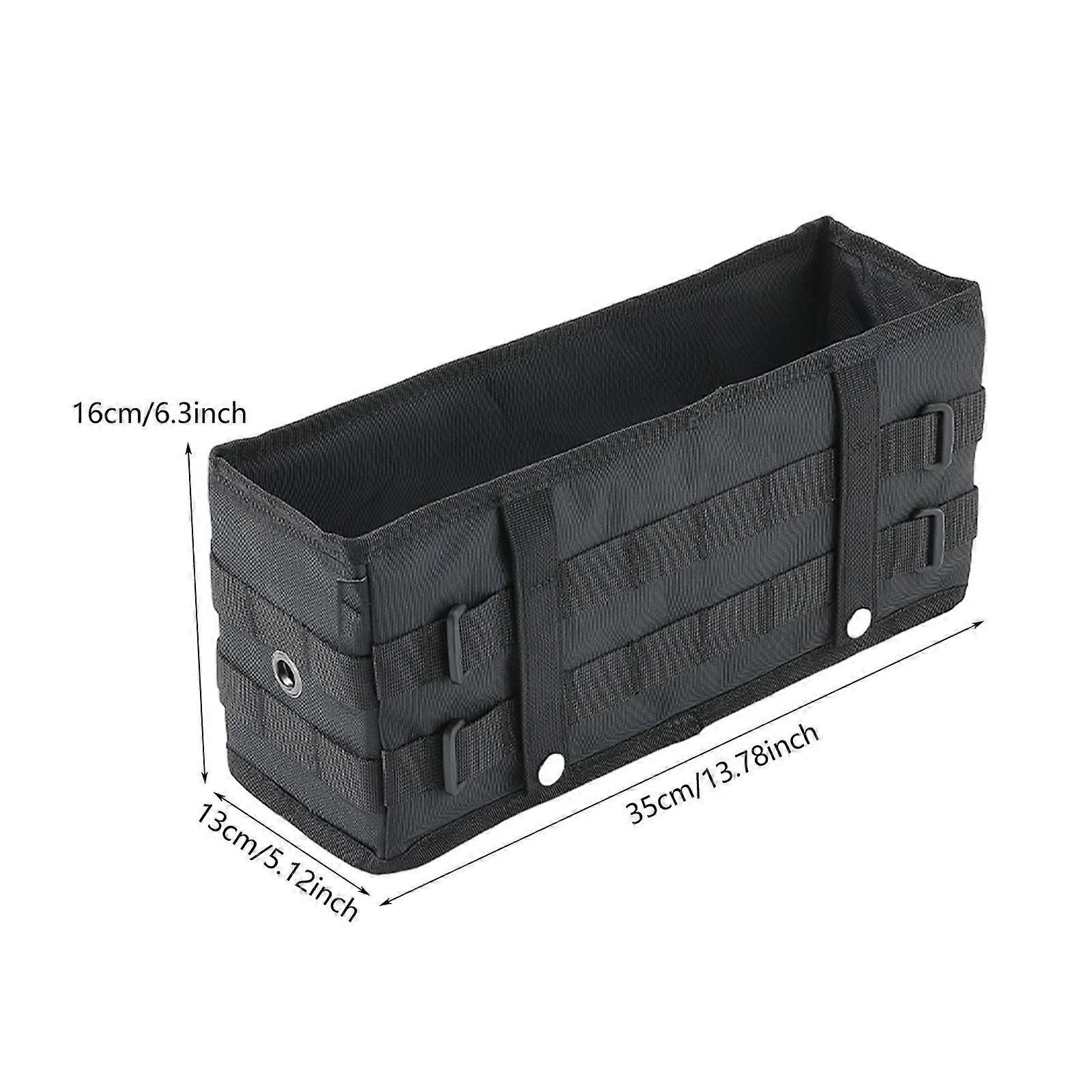 Side Storage Bag for Camping Table Foldable Outdoor Storage Box for Backyard