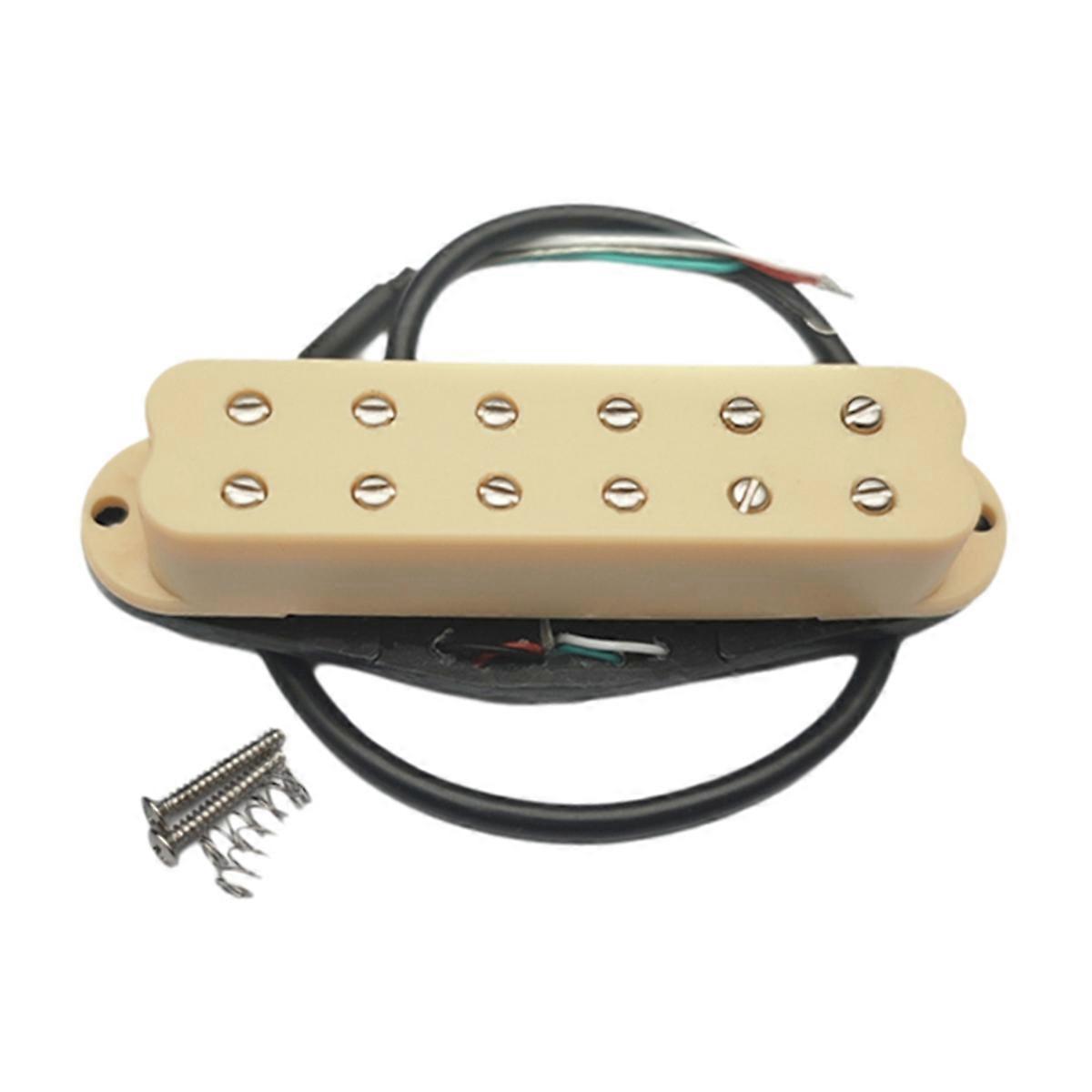 Guitar Pickup Low Noise High Output Dual Coil Single Guitar Pickup Guitar Parts Yellow