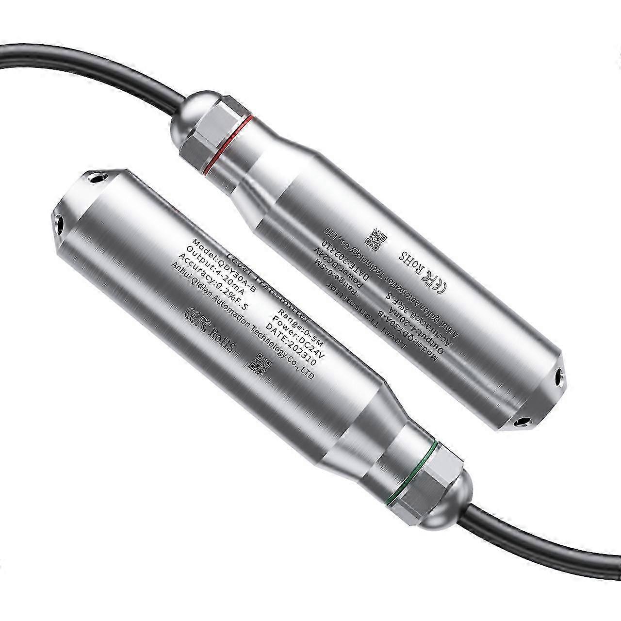 Submersible 4-20ma Output Hydrostatic Level Transmitter Dc12-36v Water Tank Liquids Transducer Meter