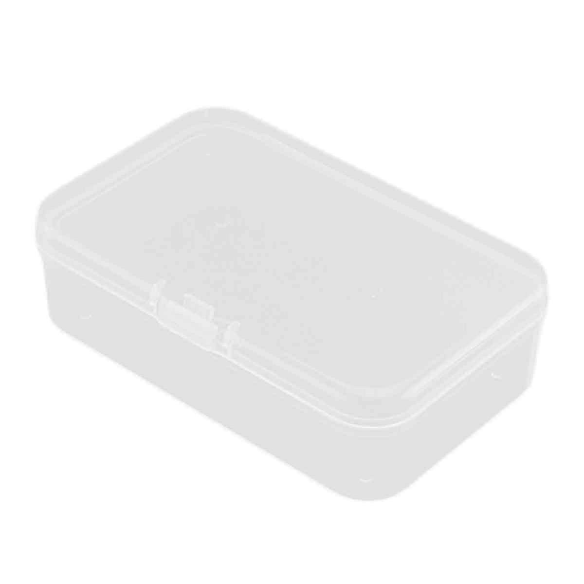 Transparent PP box rectangular plastic packaging empty box parts mobile phone repair box tool Mini small size storage box