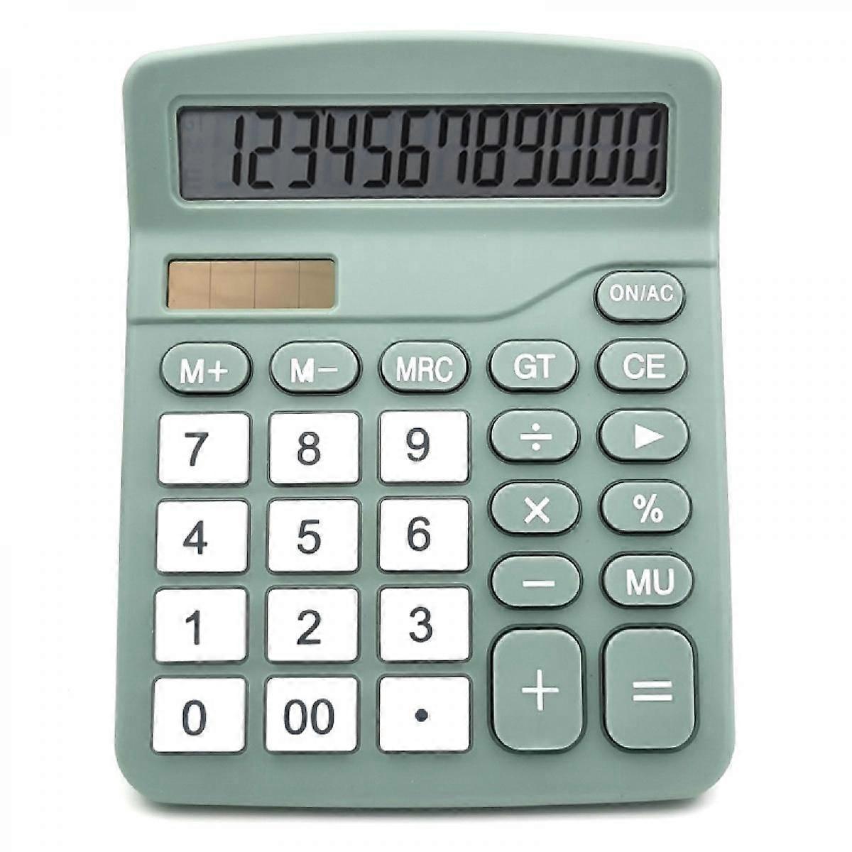Calculator, Standard Function Desktop Calculators with 12 Digit Large LCD Display and Sensitive Button, Solar Battery Dual, Business Gift Office Calcu