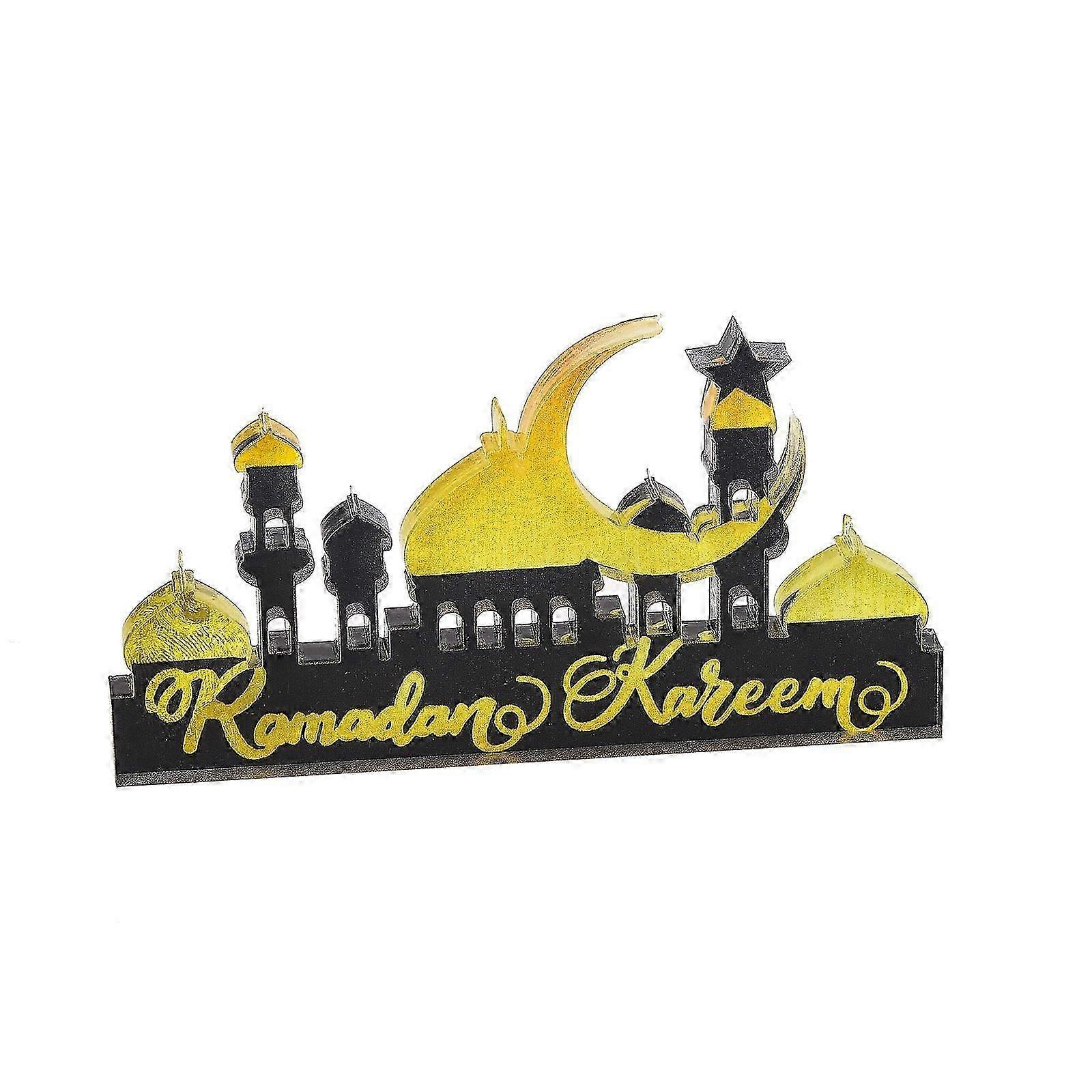 الأكثر مبيعا مسلم رمضان كريم عيد مبارك الاكريليك زخرفة حزب الجدول الاكريليك جديد