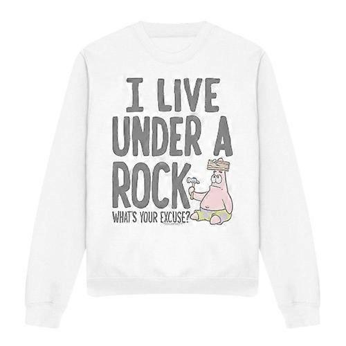 SpongeBob SquarePants Unisex Adult Under A Rock Sweatshirt