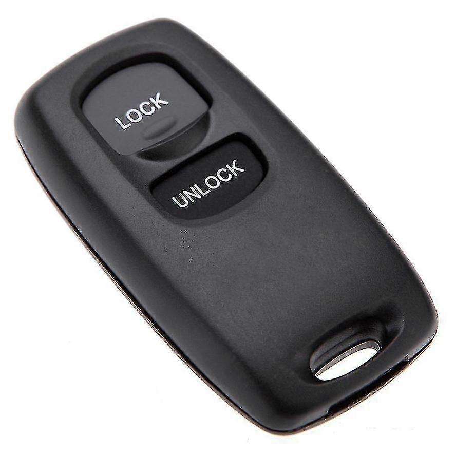 Uncut Key Replacement 2 Button Keyless Entry Remote Key Fob Shell Case And Button Pad Compatible Wi (haoyi)