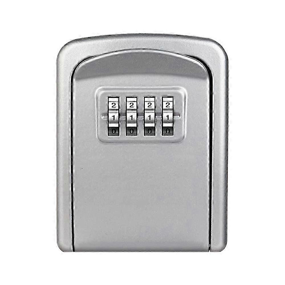 Key Lock Box 4 Digit Combination Lock Box for House Key Weatherproof Security Key Storage Lock Box
