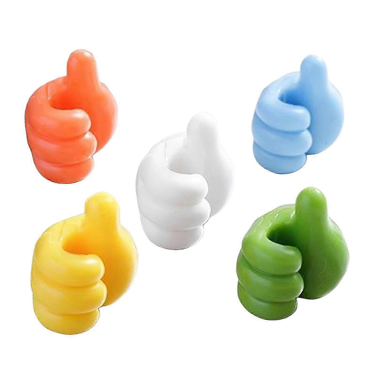 Thumb Cable Holder Wall Mounted Silicone Cable Storage Rack for Home Bedroom