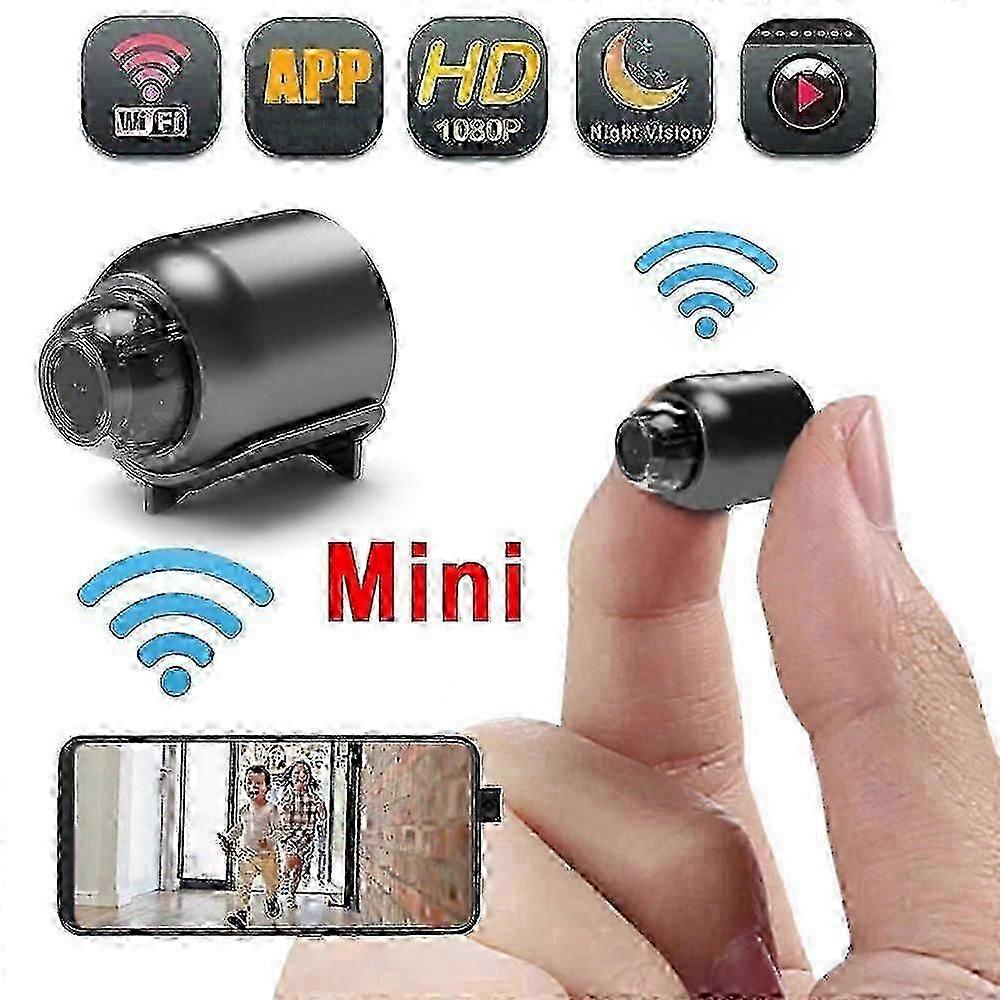 Mini cameră video cu viziune nocturnă, supraveghere video, 1080p HD, Wifi, monitor pentru bebeluși, siguranță în interior, cameră IP, înregistrator audio video, cameră Wi-Fi (EPA02)