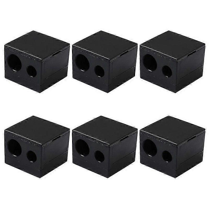 6 Pcs Makeup Eyeliner Cosmetic Pencil Sharpener Metal Pencil Sharpener Lipstick Sharpener