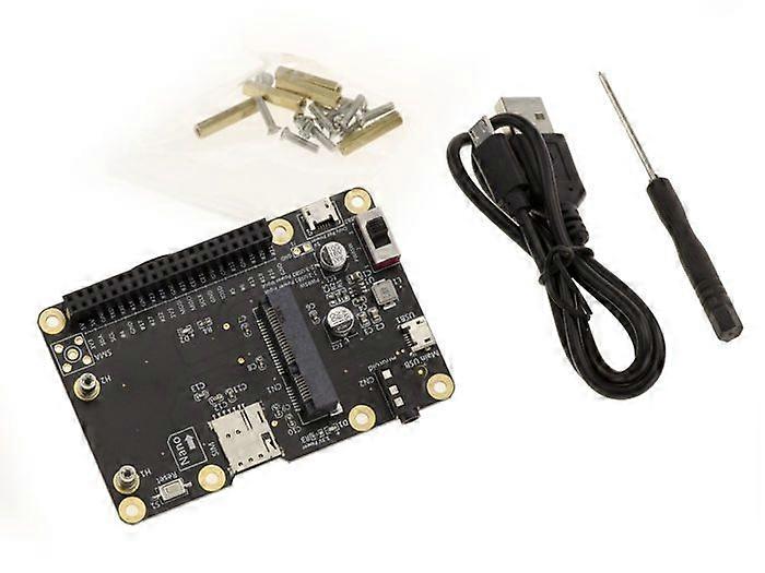 3G 4G LTE Hat for Raspberry Pi, Samsung ARTIK, Latte Panda or ASUS Tinker. for MiniPCIe modules, with Nano SIM slot.