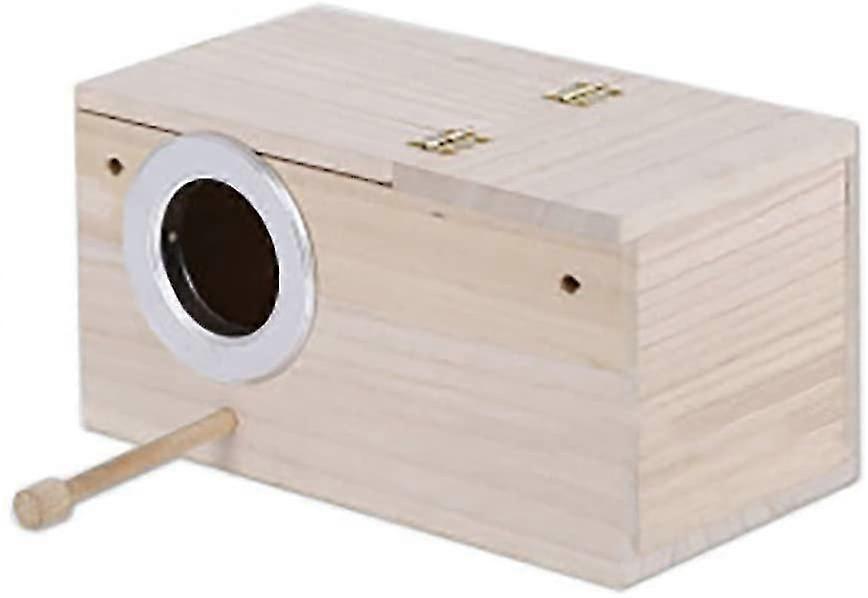Parrot Breeding Nest Box Bird Nest Bird Cage Box Pet Bird Wood Breeding Box