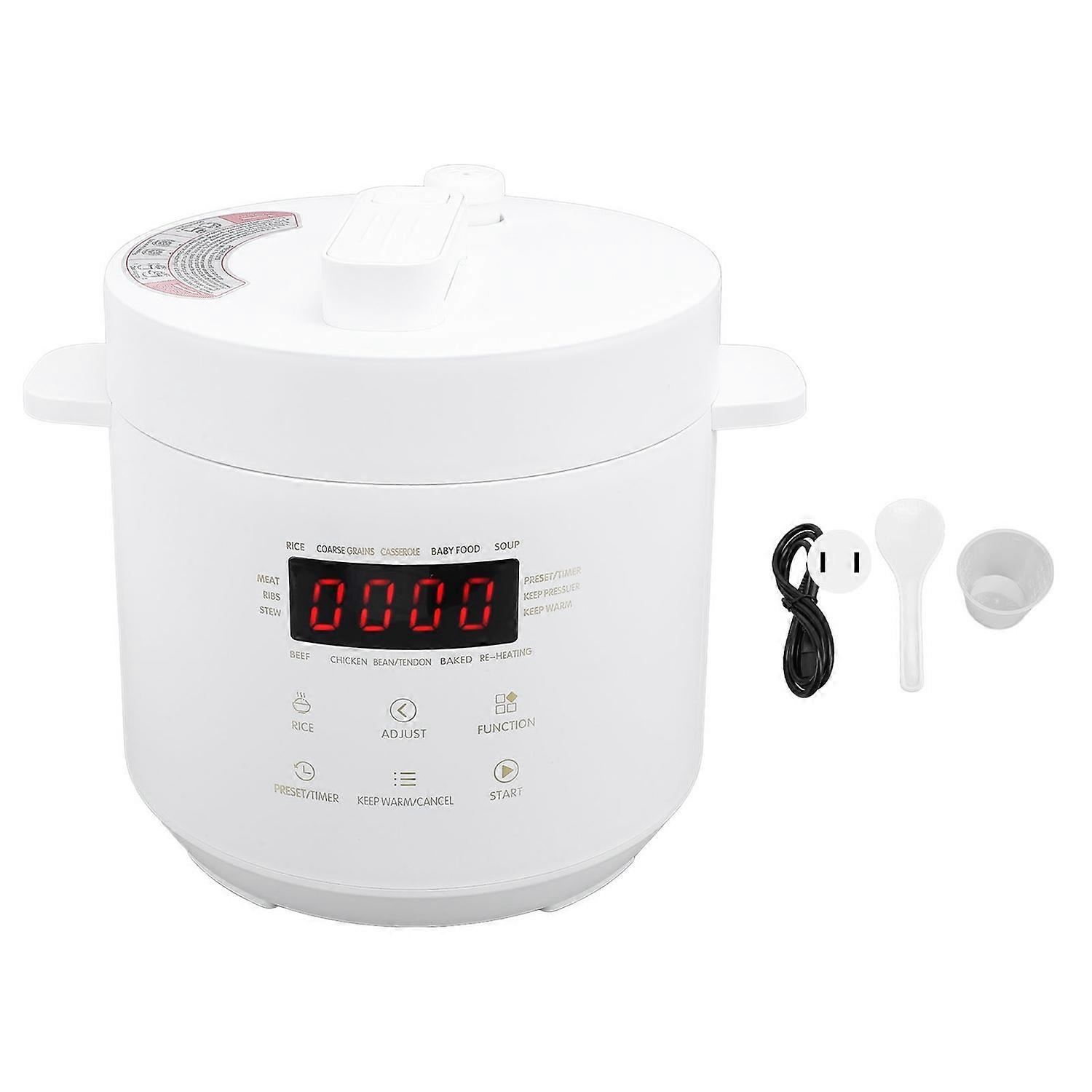 Mini Electric Pressure Cooker 3L Slow Rice Cooker Multicooker Saute Yogurt Maker Warmer US Plug 110V