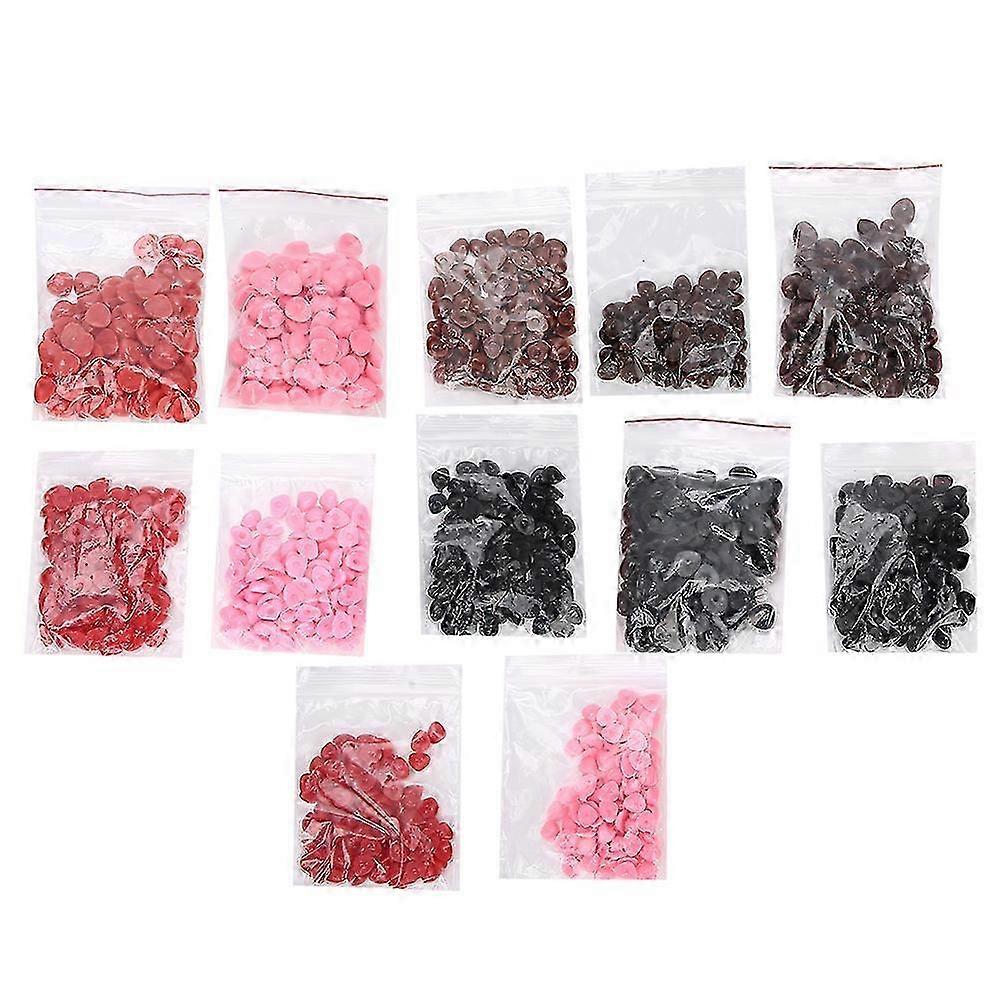1200Pcs Doll Noses Plastic Flat Simulation Triangular DIY Teddy Bear Stuffed Toy AccessoriesModel A
