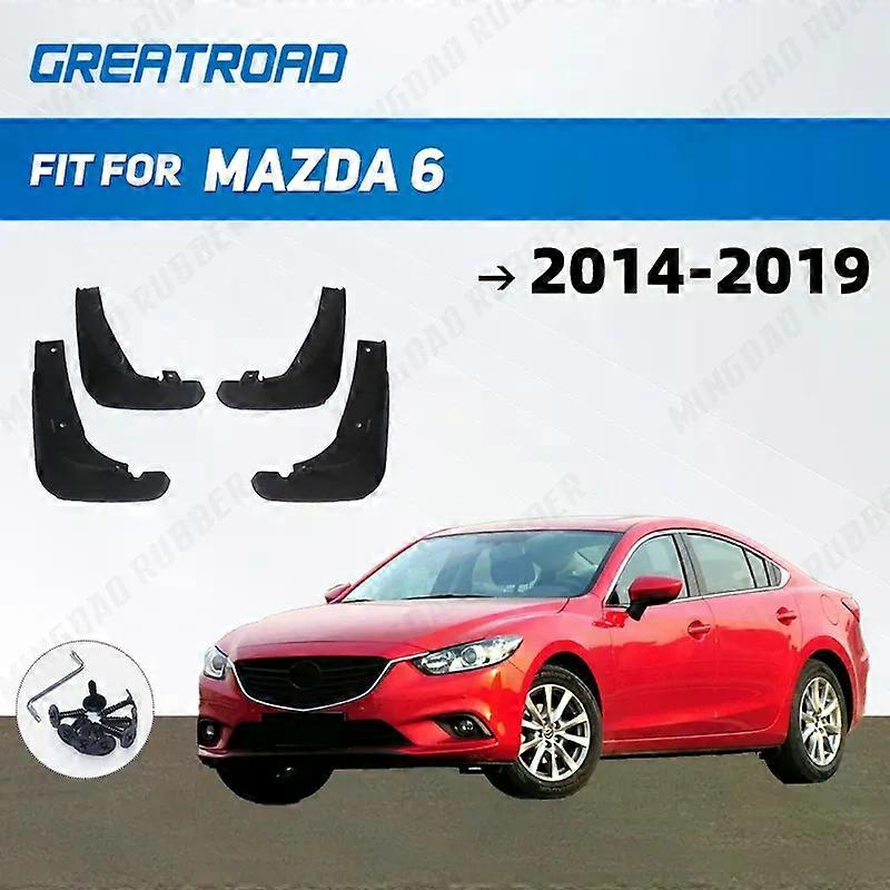 For Mazda 6 2014-2019 2015 2016 2017 2018 Skjermlapper Sprutlapper Bil Tilbehør