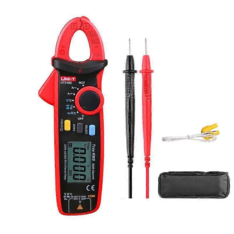 UNI-T UT210D Digital Clamp Meter Temperature Measurement Auto Range Capacitance Multimeter AC/DC Cur_Special Gift
