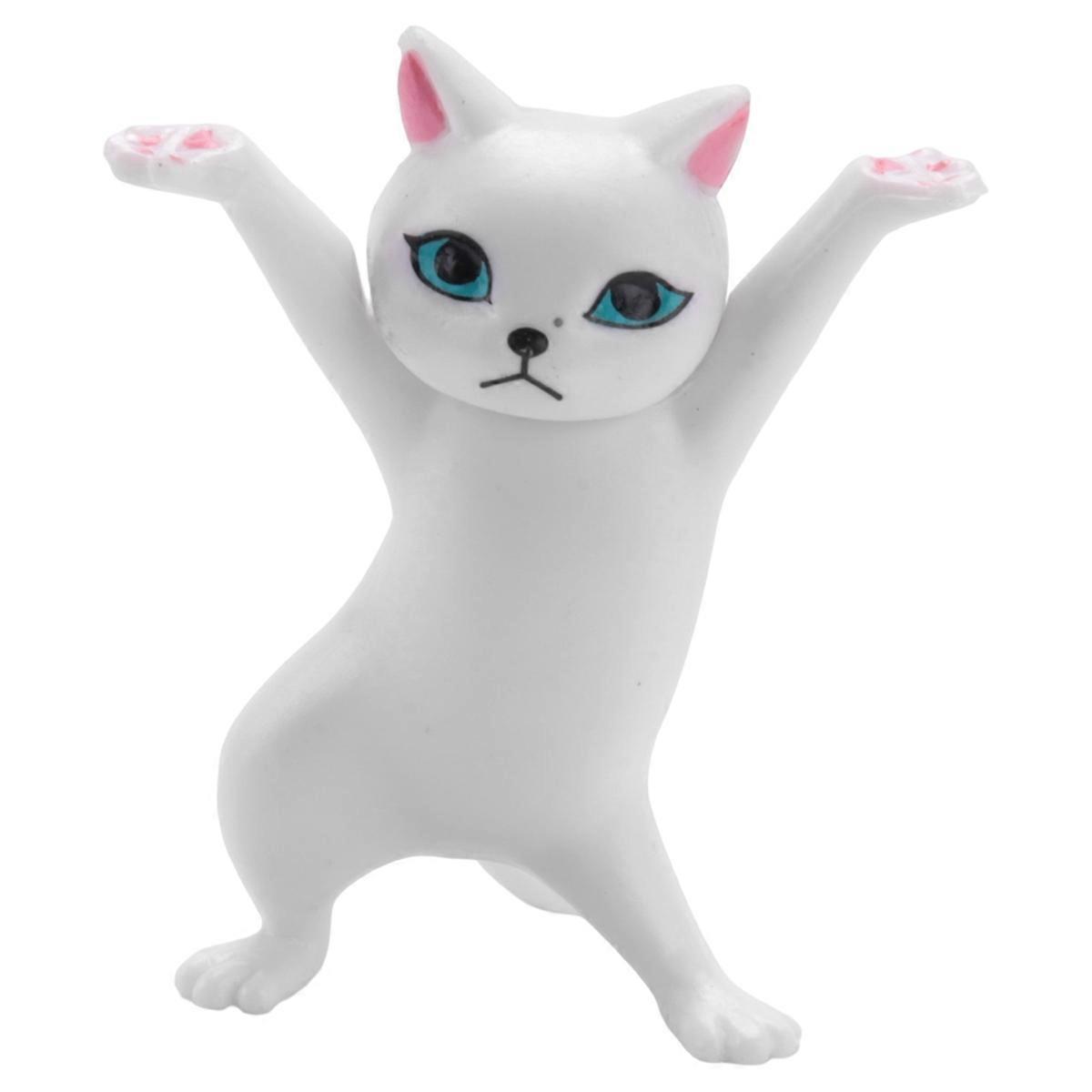 Dance Cat Wireless Headphone Stand Pen Holder Headset Holder for 1&2 and Pro Desktop Display (White)