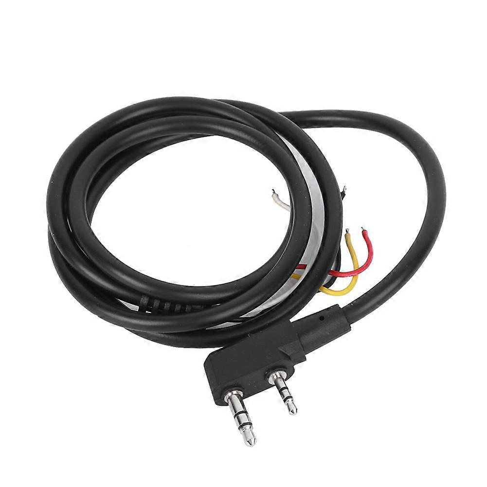 Durable PTT Replacement K Head Cable - Lightweight Two-Way Radio Accessory Solution