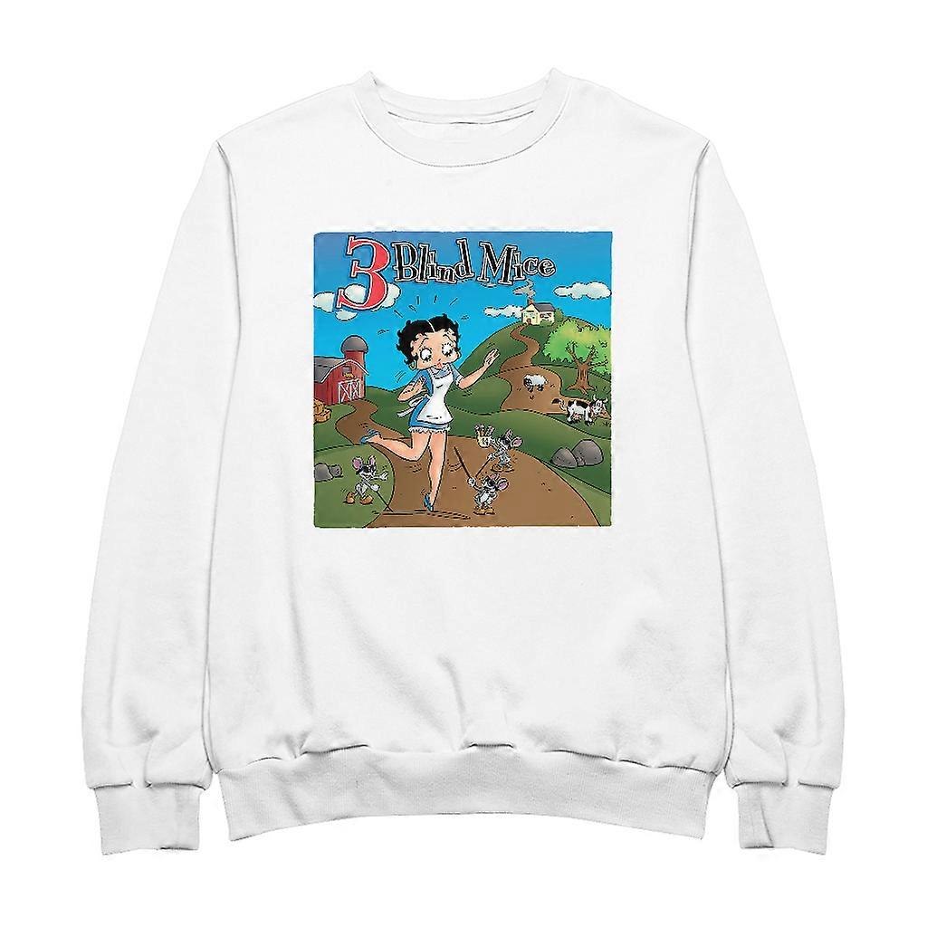 Betty Boop Three Blind Mice Men's Sweatshirt