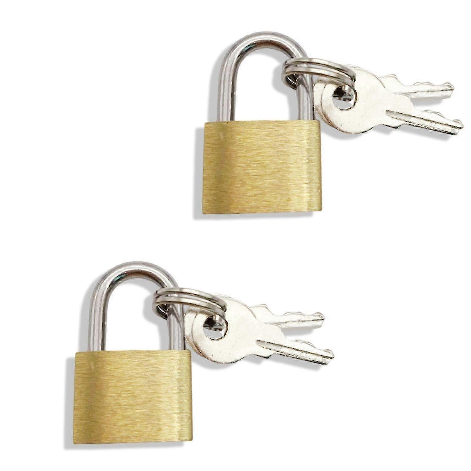 2PCS Golden Key Lock