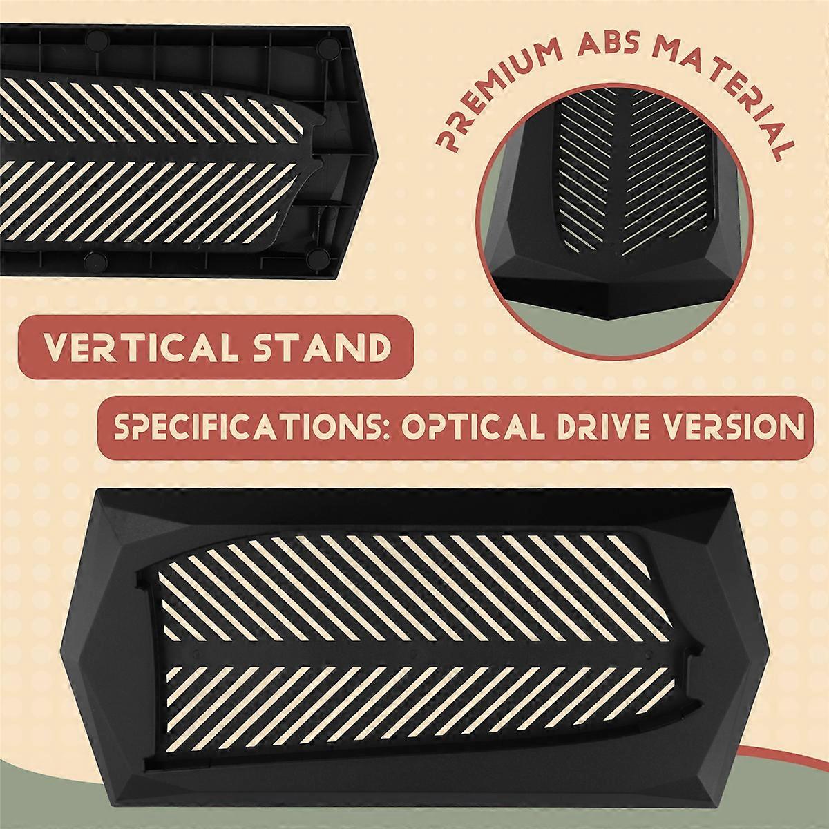 Vertical Stand For Slim Optical Drive Version Black