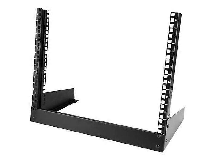 8U Server Rack - STARTECH - Steel - Open Frame - 2 Uprights - 50.12 kg
