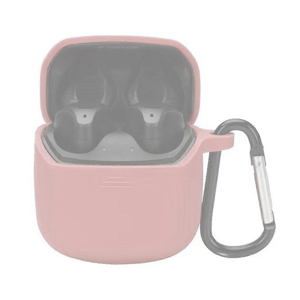 Bärbart skydd för skalfodral för JBLTour Pro+Tws barn pojkar flickor vuxna lättviktigt silikonskydd rosa