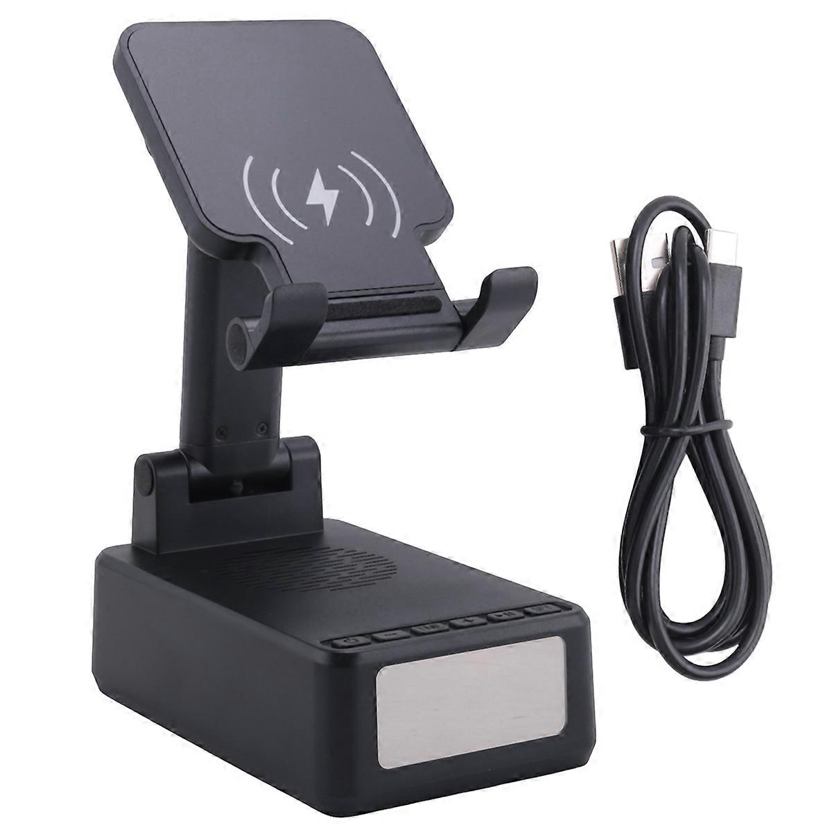 vertical folding audio Bluetooth speaker with mobile phone holder