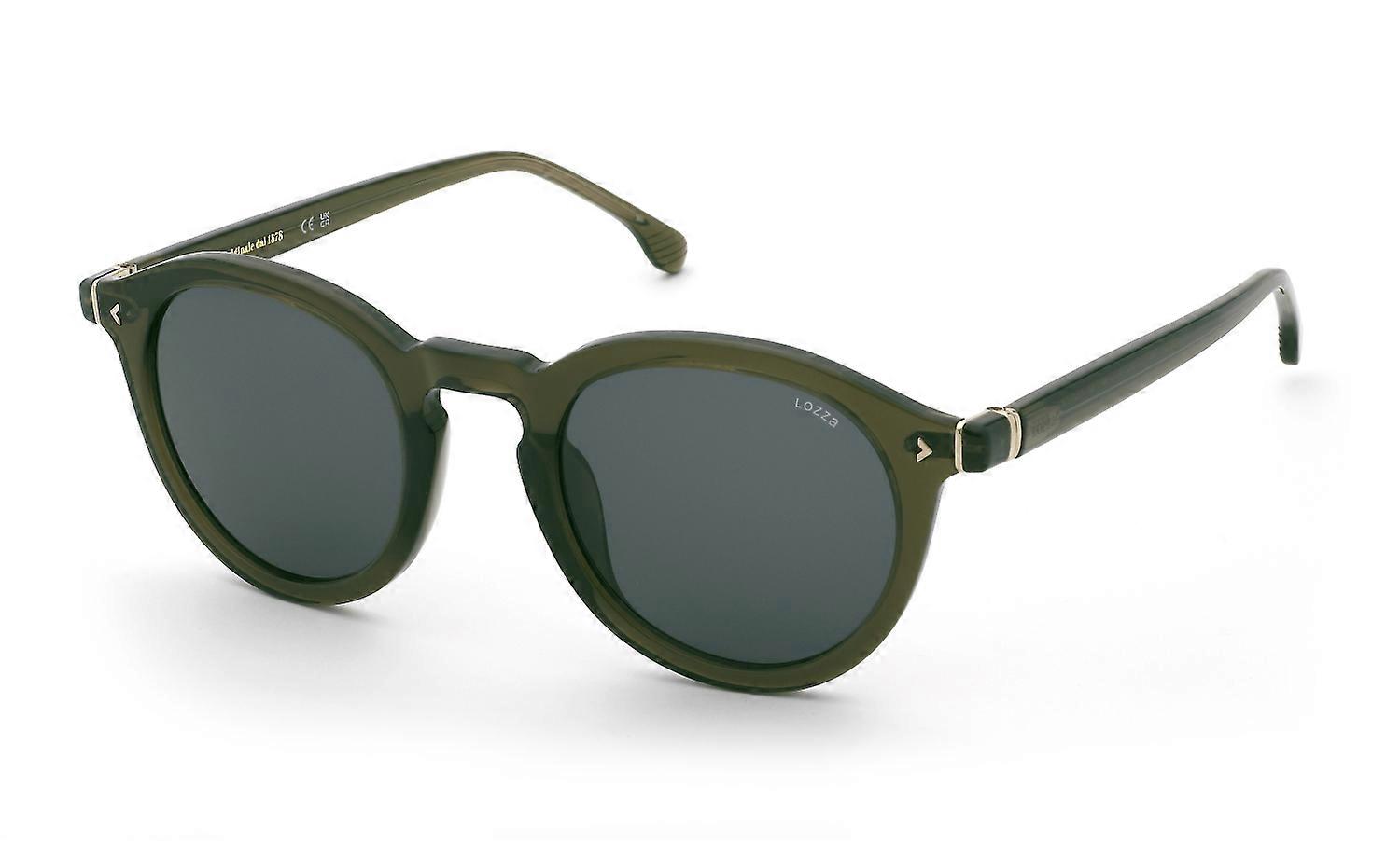 Sunglasses Lozza SL4398 03GE Green Transparent 50/24/145 MAN