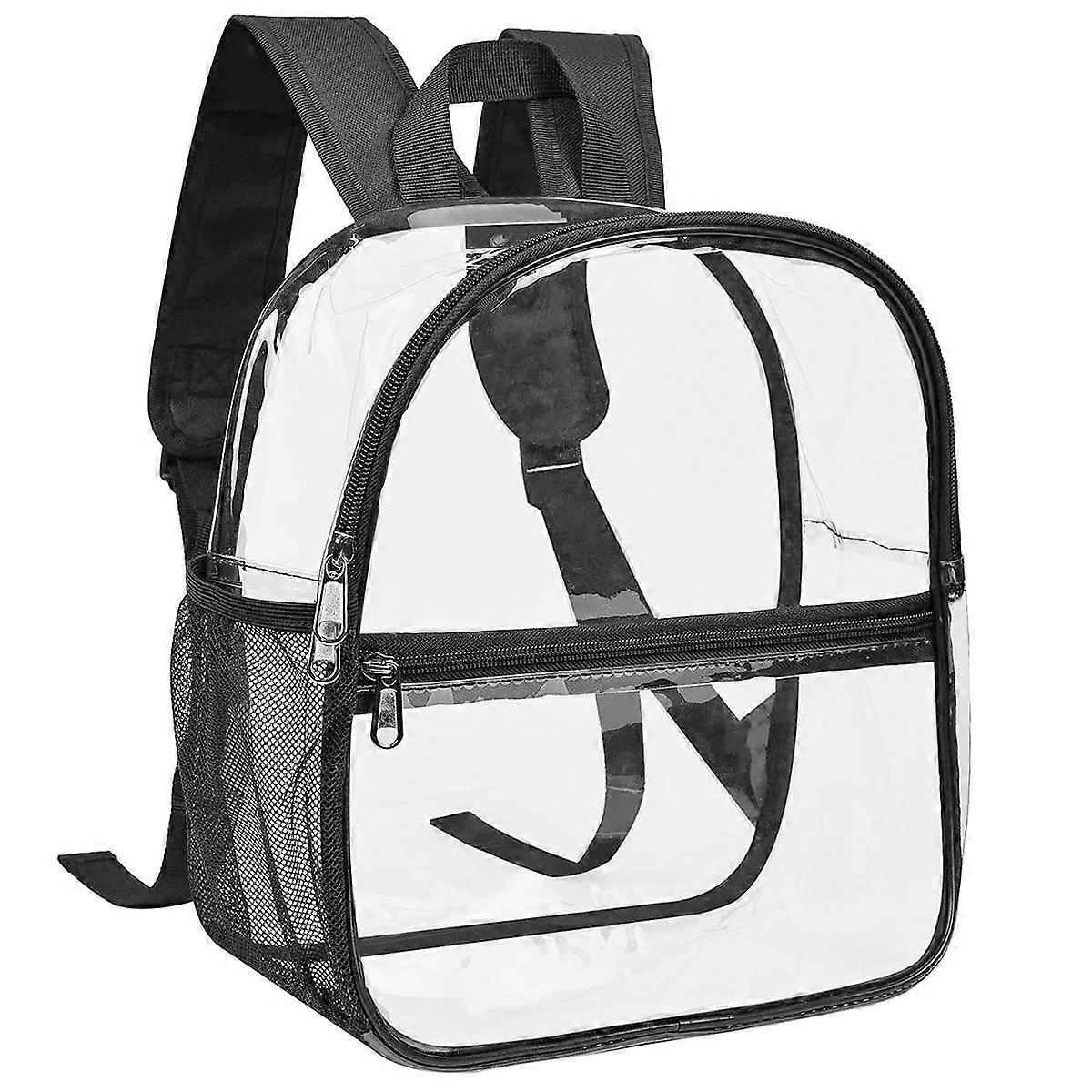Clear Mini Backpack Approved, Water proof Transparent Backpack for Work & Sport Event