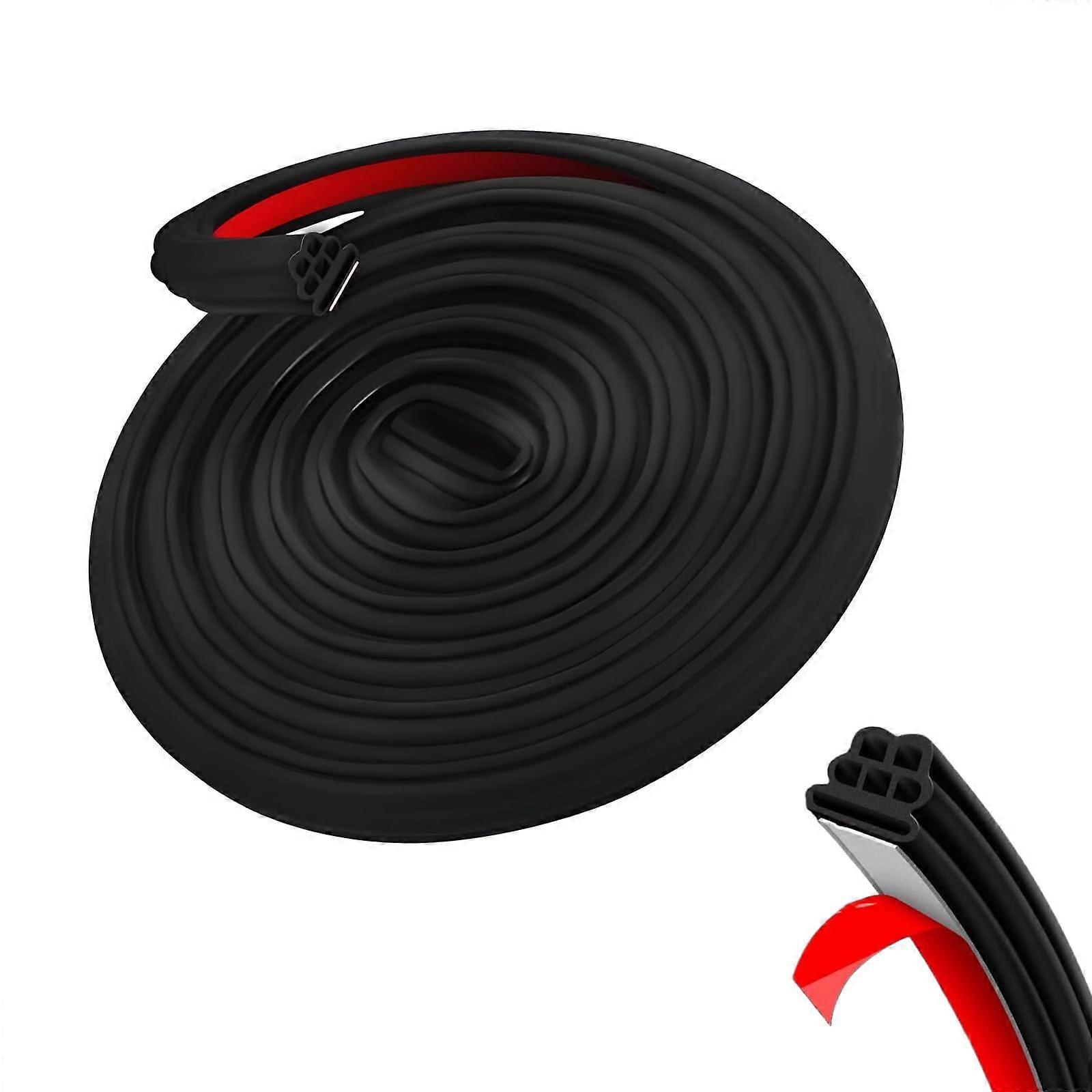 Door Weather Stripping Seal For Jeep Renegade Compass Grand Cherokee Wrangler Self-Adhesive Car Door Seal Soundproofing