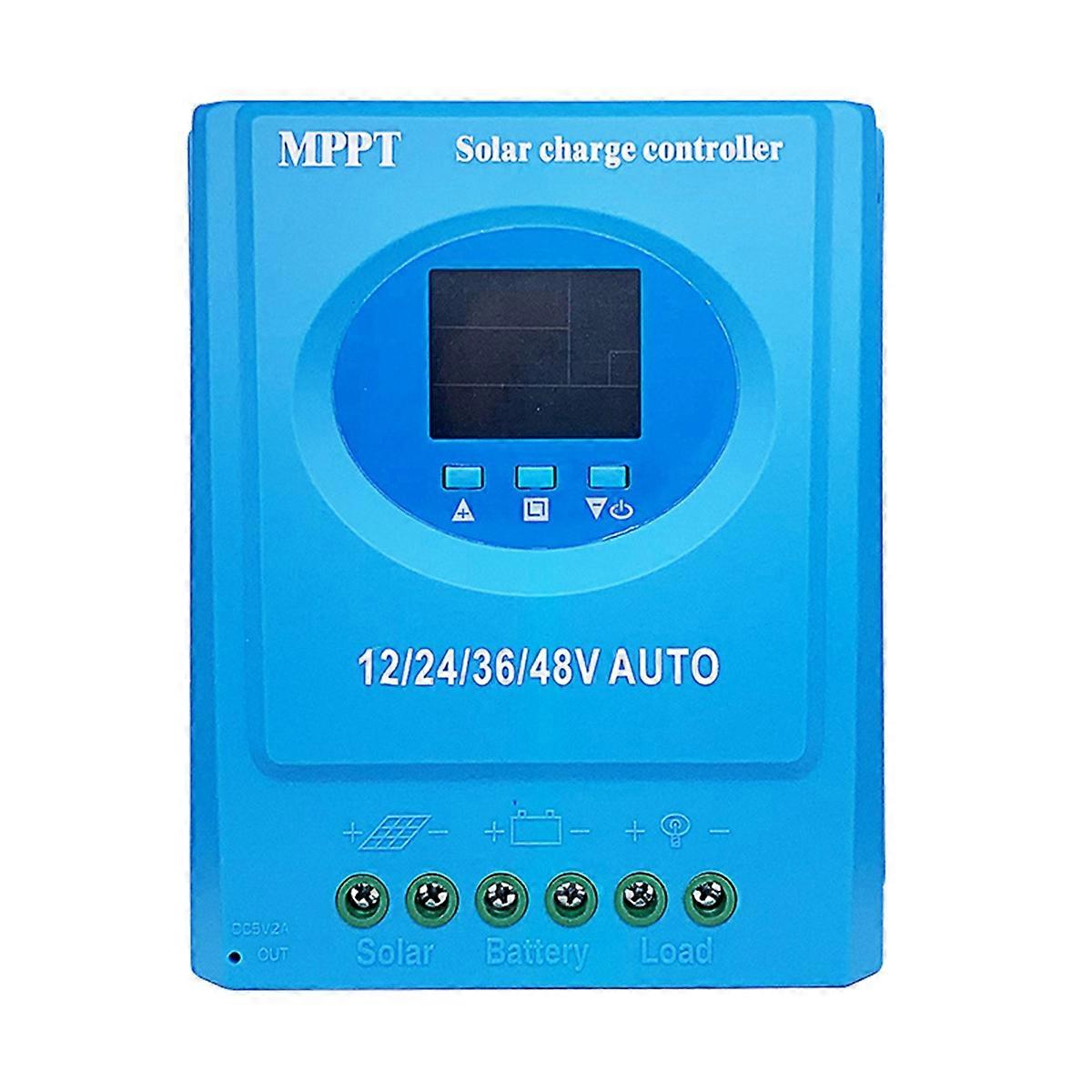 150A MPPT Solar Charge Controller 12V 24V 36V 48V Dual USB with LCD Display for Lead Acid Lithium B