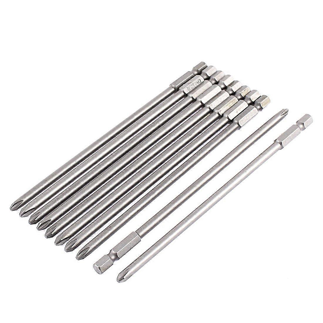 10pcs Hex Screwdrivers Shank 5mm Magnetic Tip Crosshead Phillips Screwdriver Phillips Screwdrivers Bits 150mm