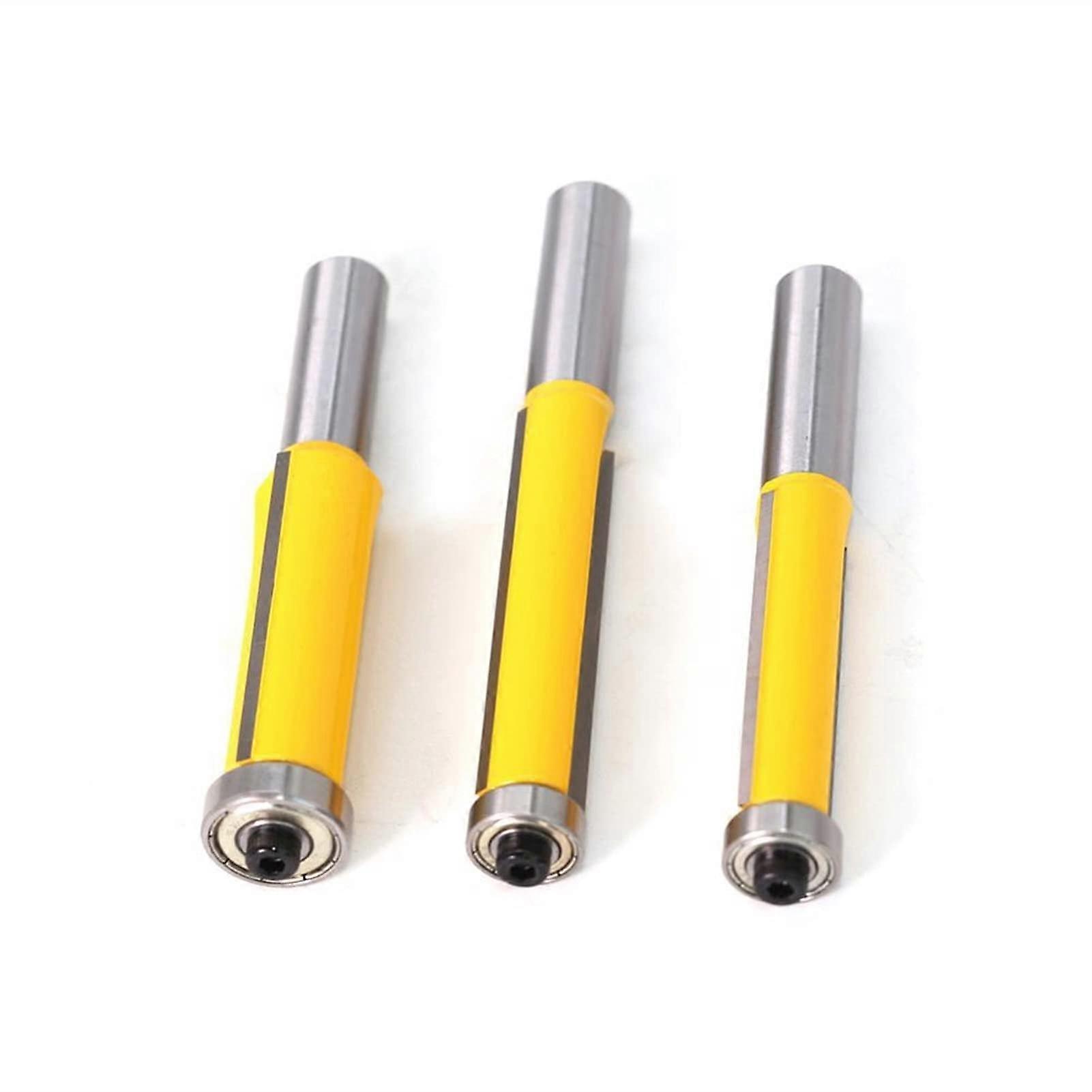 Router Bit Woodworking Tungsten Carbide End Milling Cutter 12mm Shank 1pc/3pc Set NO9 Cutting Edge
