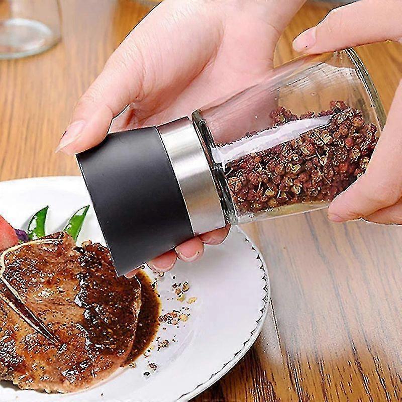 1pcs Refillable Salt And Pepper Shakers - Multi-function Pepper Mill